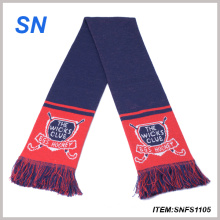 Factory Wholesale Manufacture Jacquard Scarf Soccer Scarf Football Scarf